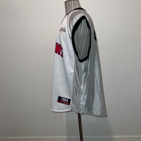 The FINALS 2004 BEN WALLACE Detroit Pistons NBA Majestic Jersey - Picture 2 of 9